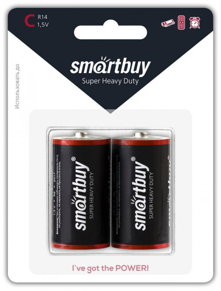 Батарейка SMARTBUY (SBBZ-C02B) R14/2B