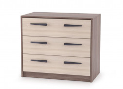 Комод МЕБЕЛЬ-КОМПЛЕКС Оптима Комод с 3-мя ящиками Шимо темный/Шимо светлый