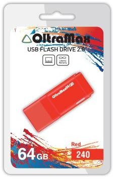 USB флэш-накопитель OLTRAMAX OM-64GB-240-красный
