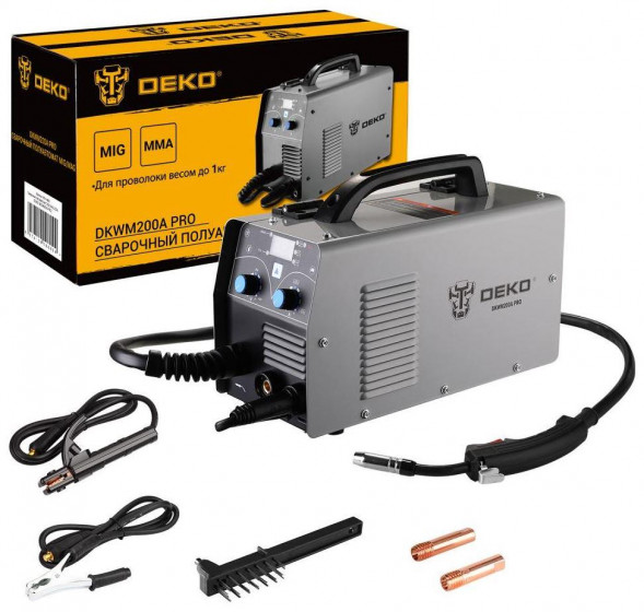 Сварочный полуавтомат DEKO MIG/MAG 200A DKWM200A PRO 051-4686