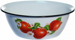 Миска КМЗ 40304-142/5 эмал 4,0л с рис