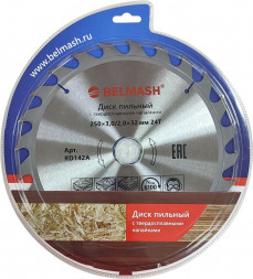 Диск пильный BELMASH Диск пильный 250x3,0/2,0x32/30, 24T