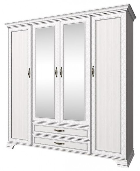 Модульная мебель АНРЭКС TIFFANY Шкаф 4D2S цвет вудлайн кремовый (7 уп.)