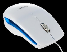 Мышь компьютерная PERFEO PF-3108-OP-W FASHION бело-синий