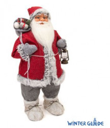 Новогодние Украшения WINTER GLADE Санта Клаус 80 см M21