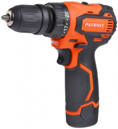 Дрель-шуруповерт PATRIOT 180201369 BR 369Li, две АКБ Li-Ion, 12В, 2,0 Ач, 35Нм, Съемный патрон, 1/4 HEX, 2 скорости, кейс, БЕСЩЕТОЧНЫЙ ЭД