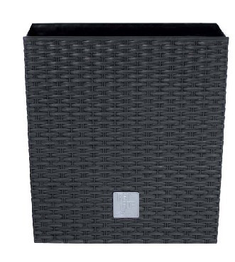 Кашпо PROSPERPLAST Кашпо RATO LOW DRTS325L-S433 антрацит 2пр 21 и 32л
