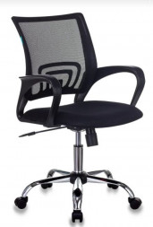 Кресло компьютерное ЯрКресло Кресло Sti-Ko44/SL/black спинка сетка черный, сиденье черный, крестовина хром