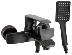 Смеситель для ванны GFMARK 5710 Смеситель в ванную шаровый короткий нос, под состаренную медь