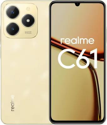 Смартфон REALME C61 RMX3930 8/128Gb Shiny Gold (2048681)