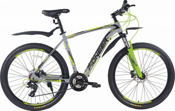 Велосипед PIONEER EAGLE 27,5&quot; AL/20&quot; gray-green-black