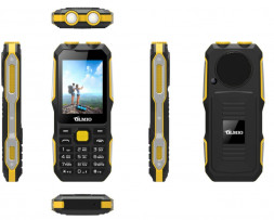Мобильный телефон OLMIO X02 черный-желтый