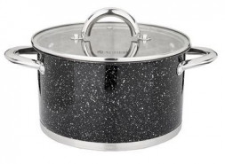 Кастрюля AGNESS 937-307 Black Marble 3,5л