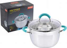 Кастрюля MALLONY BRAVO, 3,9 л, размер 20*12,5 см (005430)