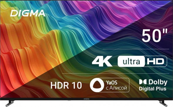 LED-ТЕЛЕВИЗОРЫ DIGMA DM-LED50UBB33 UHD SMART Яндекс