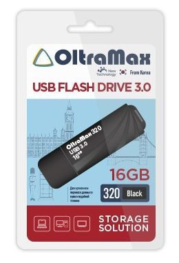 USB флэш-накопитель OLTRAMAX OM-16GB-320-Black USB 3.0