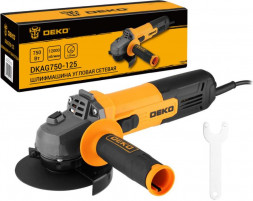 Углошлифовальная машина DEKO DKAG750-125, 125мм, 750 Вт 080-1007