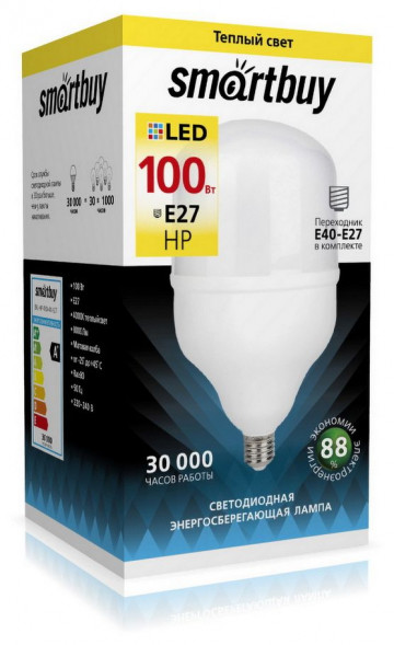 Лампа SMARTBUY (SBL-HP-100-4K-E27) 100W/4000/E27