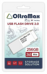 USB флэш-накопитель OLTRAMAX 256GB 240 White 2.0 [OM-256GB-240-White]