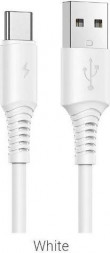 Кабель BOROFONE (6931474740717) BX47aUSB 3.0A Type-C белый - 1,0m