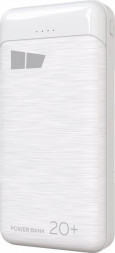 Зарядное устройство MORE CHOICE (4627151193809) PB33-20 White - 20000mAh 2USB 2.1A
