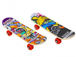 Скейтборд SILAPRO Скейтборд 43х13см (пласт. крепеж, 5030PVC ) макс. нагрузка 30кг 131-017