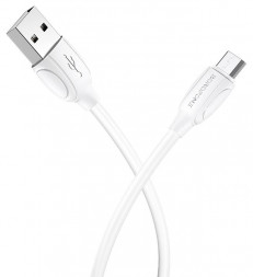 Кабель BOROFONE (6931474701787) BX19 USB-microUSB 2.4A 1M - белый