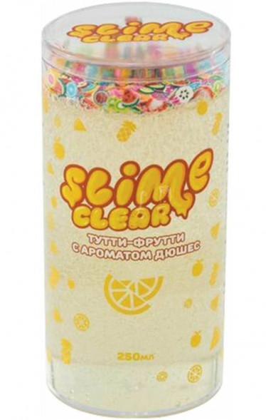 Слайм SLIME S130-32 Игрушка Clear-slime &quot;Тутти-фрутти&quot; с ароматом дюшес, 250 г