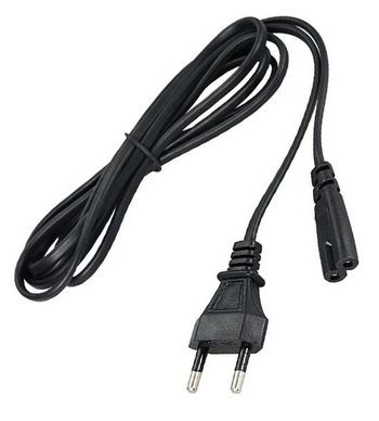 силовой кабель EXPLOYD EX-K-1458 Кабель питания IEC 320 C7 - CEE 7/16 (2 pin) 2.0M чёрный