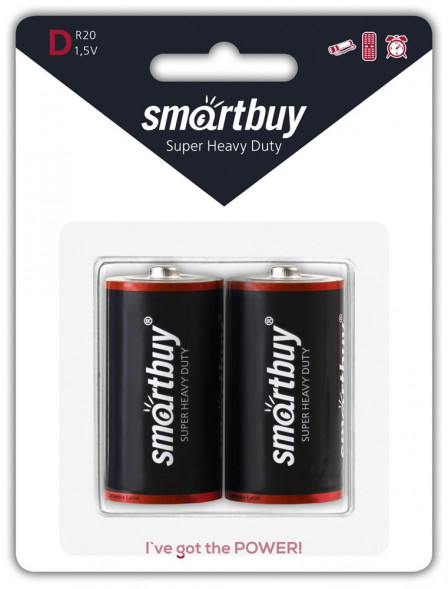 Батарейка SMARTBUY (SBBZ-D02B) R20/2B (12/96)