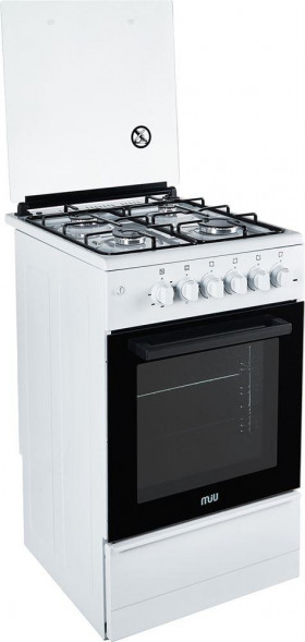 Плита комбинированная MIU 5010 ERP белая ГК LUX (электродуховка)