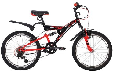 Велосипед NOVATRACK 20SS6V.DART.BK20 20&quot; DART, черный 139722