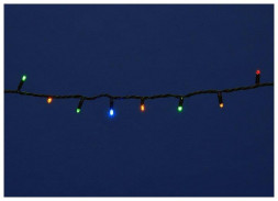 Гирлянда UNIEL UL-00005263 ULD-S1000-120/DBA MULTI IP67 Гирлянда светодиодная с контроллером, 10м. 120 светодиодов. Разноцветный свет. Провод черный. ТМ Uniel