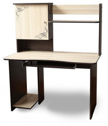 Компьютерный стол БИТЕЛ СК-6 Венге/Ясень (2 кор)