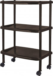 Этажерка KEEPLEX KL281312011 Regular для обуви трехсекционная 50х31х11,5см темный каштан