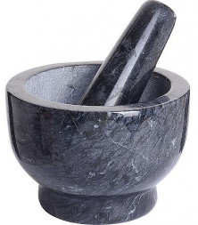 Ступка с пестиком мрамор MAYER&BOCH 30632 серый