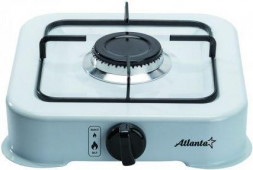 Плита газовая настольная одноконфорочная ATLANTA ATH-1802 (white)