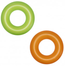 Круг для плавания BESTWAY 36025 Круг надувной для плавания 91 см Неоновый иней