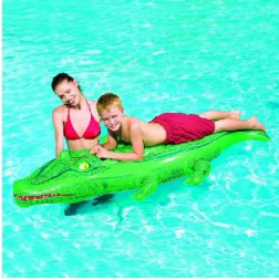 Надувные матрацы, круги пляжные BESTWAY 41011 Надувная игрушка Крокодил