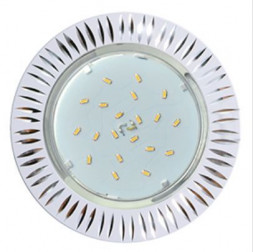 встраиваемый светильник ECOLA FW5383ECB GX53 H4 DL5383 Белый/Алюм