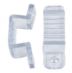 аксессуары для светильников ECOLA SCHL14ESB LED STRIP 220V CONNECTOR HOLDER скоба крепежная для IP68 14X7 ленты уп. 10шт