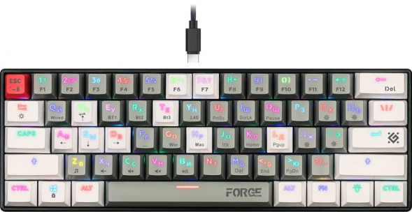 Клавиатура DEFENDER (45346) Forge GK-345, механическая