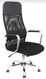 Кресло компьютерное ЯрКресло Кресло Sti-Kr84 хром черный