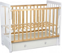 Кровать детская ФЕЯ Кровать детская Фея 328-01 белый-натуральный (1 кор)