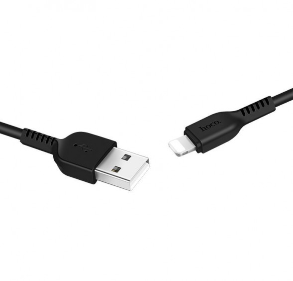 ИНТЕРФЕЙСНЫЙ КАБЕЛЬ HOCO (6957531061144) X13 USB (m) - 8 Pin (m) 1.0m - черный