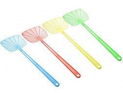 Защита от насекомых INBLOOM Мухобойка, пластик 46см, 4 цвета, 45-15 159-014