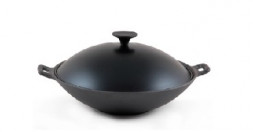 Сковорода MALLONY ВОК чугунная W-31L, диам - 31 см 985042