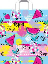 пакет АРТПЛАСТ (ПТЛ51963) петлевая ручка 38х42+3 - Тропические фрукты