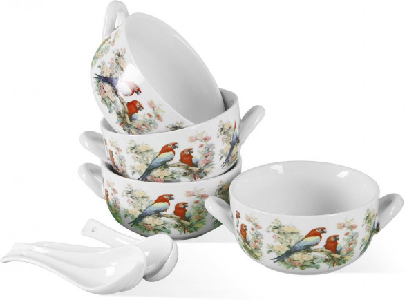 POMIDORO POMI D&#039;ORO P290038 Набор бульонниц с ложками