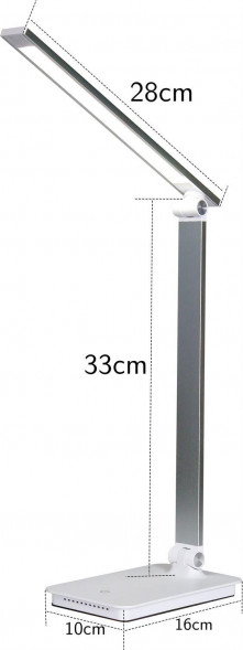 Светильник настольный СПУТНИК SDL002 серебро